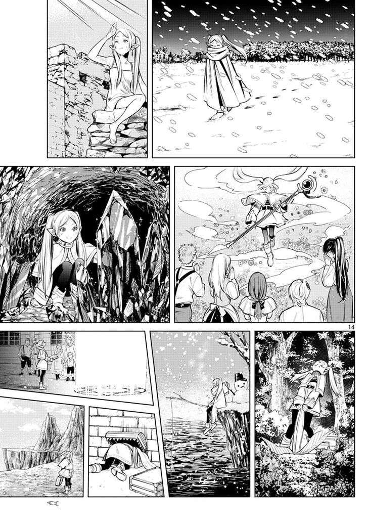 Frieren: Beyond Journey's End Manga Chapter 1 page 13 - The Journey's End scene
