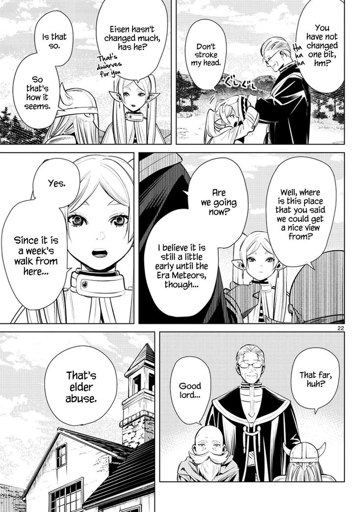Frieren: Beyond Journey's End Manga Chapter 1 page 21 - The Journey's End scene