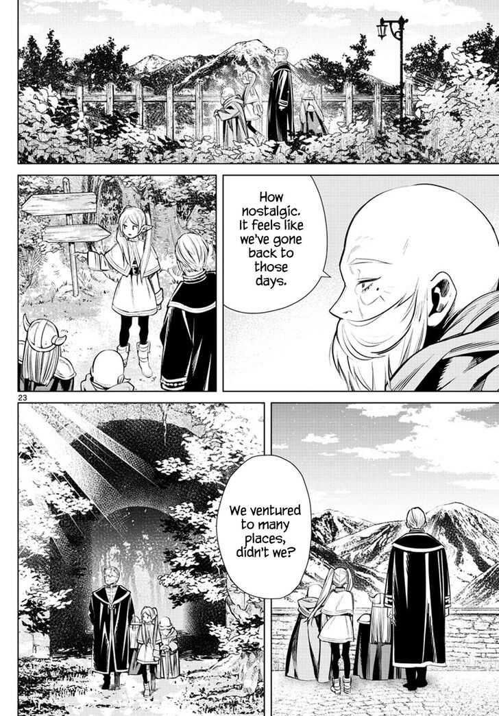 Frieren: Beyond Journey's End Manga Chapter 1 page 22 - The Journey's End scene