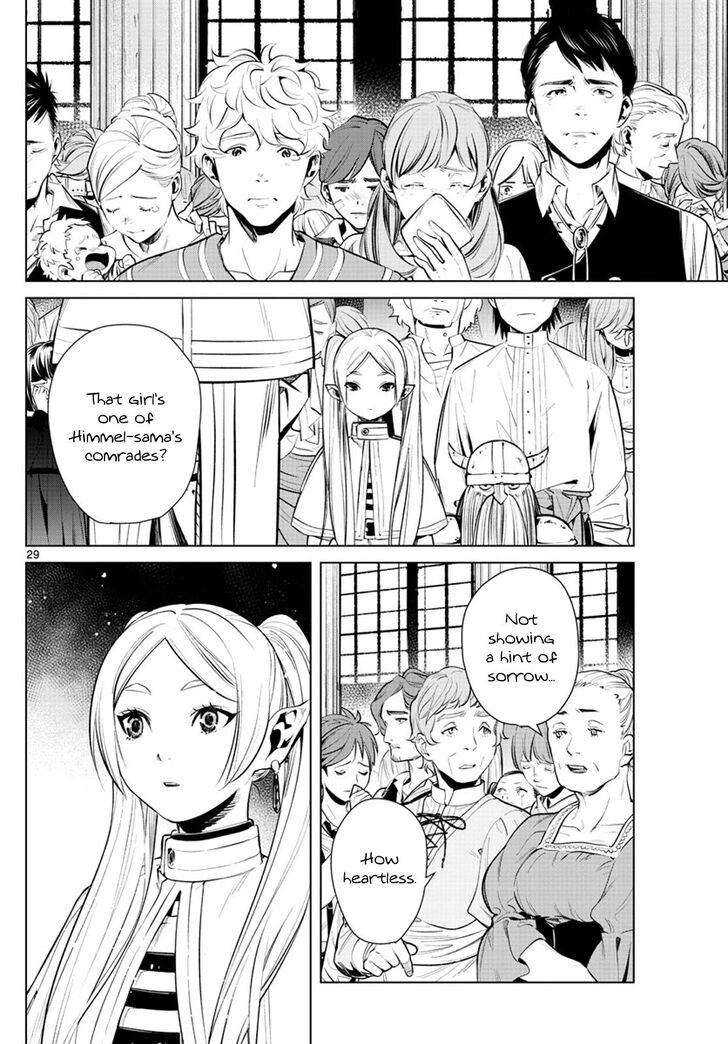 Frieren: Beyond Journey's End Manga Chapter 1 page 27 - The Journey's End scene