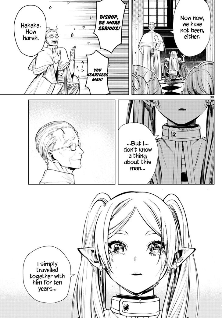 Frieren: Beyond Journey's End Manga Chapter 1 page 28 - The Journey's End scene