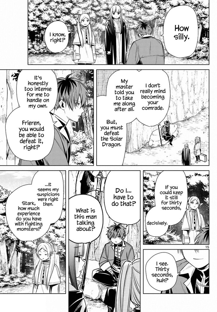 Frieren: Beyond Journey's End Manga Chapter 10 page 15 - Solar Dragon scene