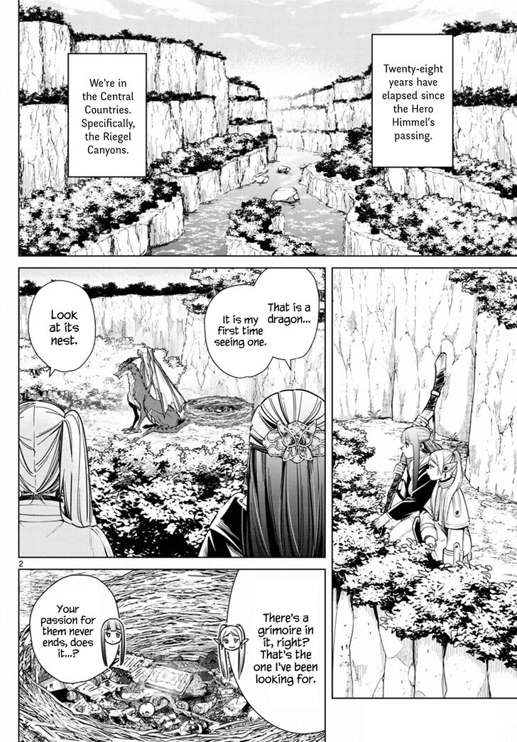 Frieren: Beyond Journey's End Manga Chapter 10 page 2 - Solar Dragon scene