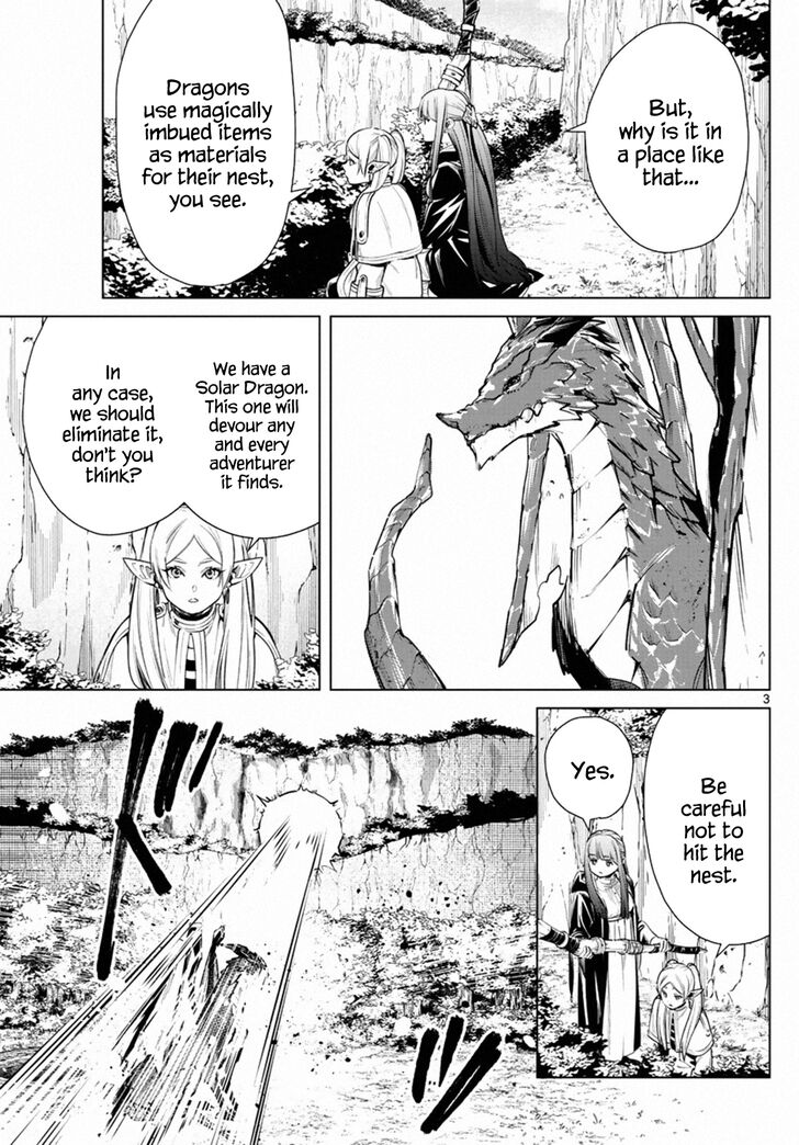 Frieren: Beyond Journey's End Manga Chapter 10 page 3 - Solar Dragon scene