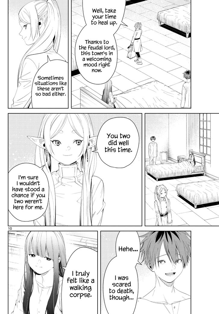 Frieren: Beyond Journey's End Manga Chapter 104 page 10 - A Visit to Her Grave scene