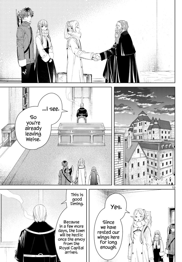 Frieren: Beyond Journey's End Manga Chapter 104 page 13 - A Visit to Her Grave scene