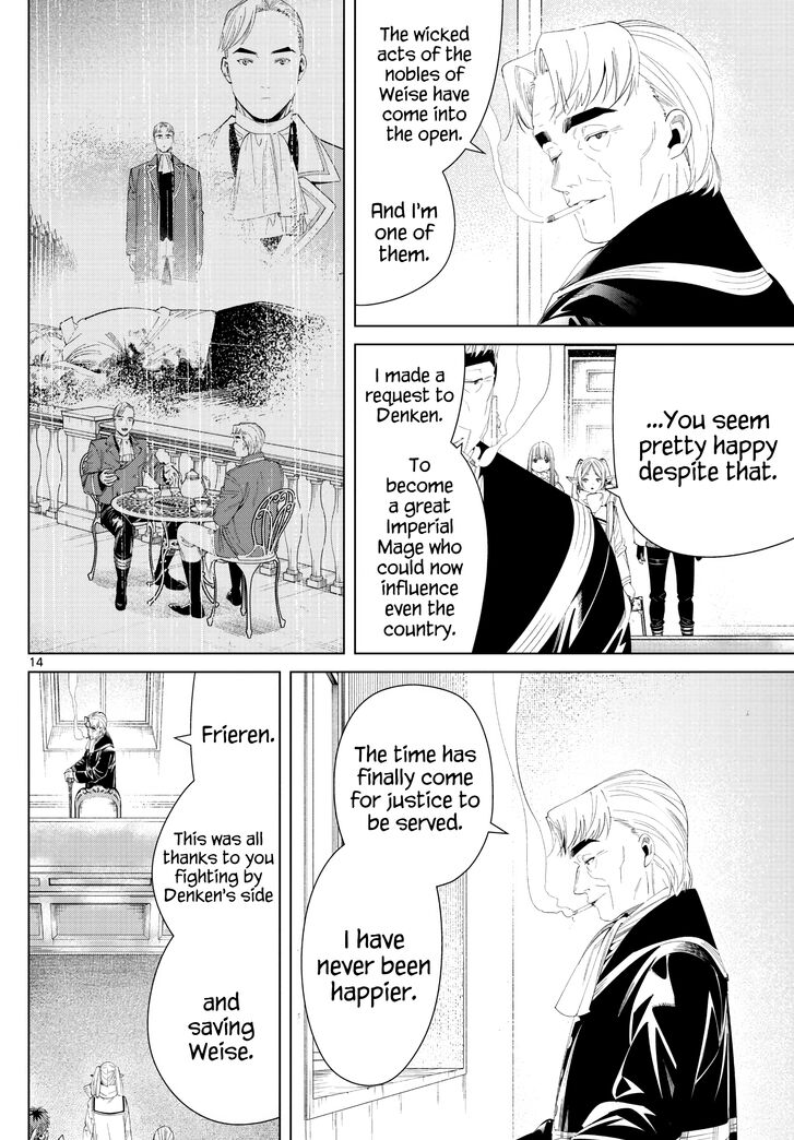 Frieren: Beyond Journey's End Manga Chapter 104 page 14 - A Visit to Her Grave scene