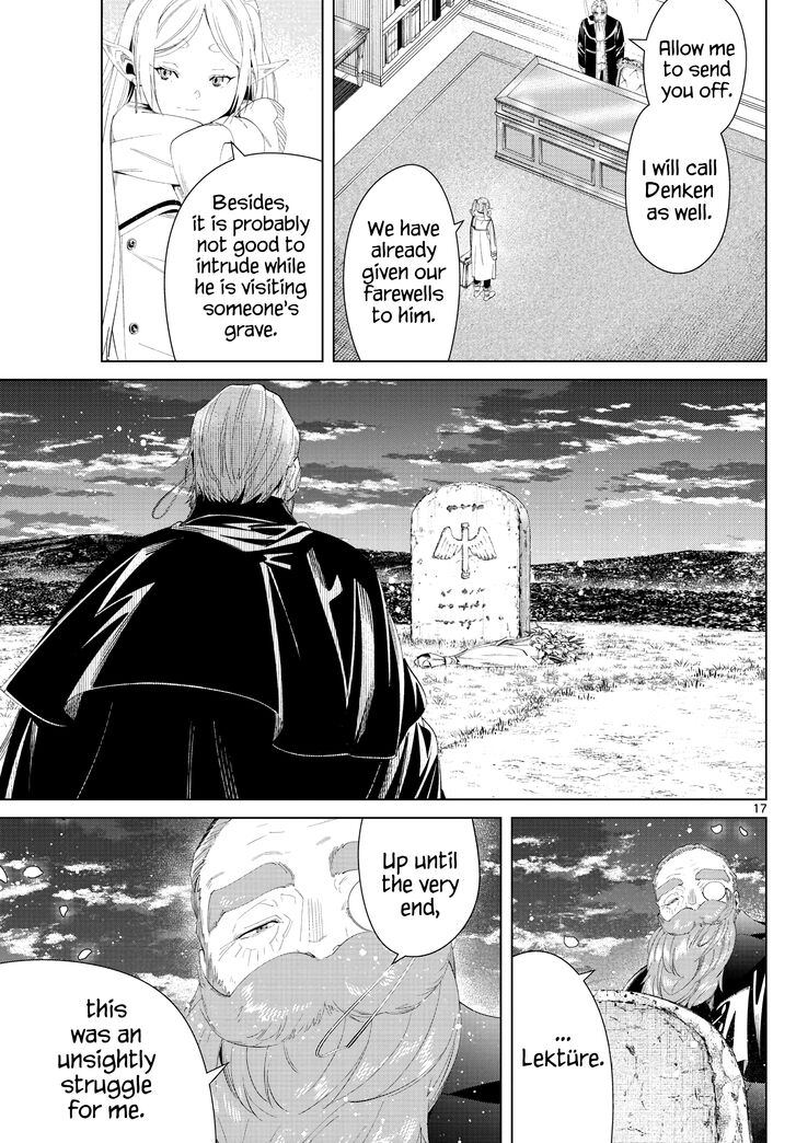 Frieren: Beyond Journey's End Manga Chapter 104 page 17 - A Visit to Her Grave scene