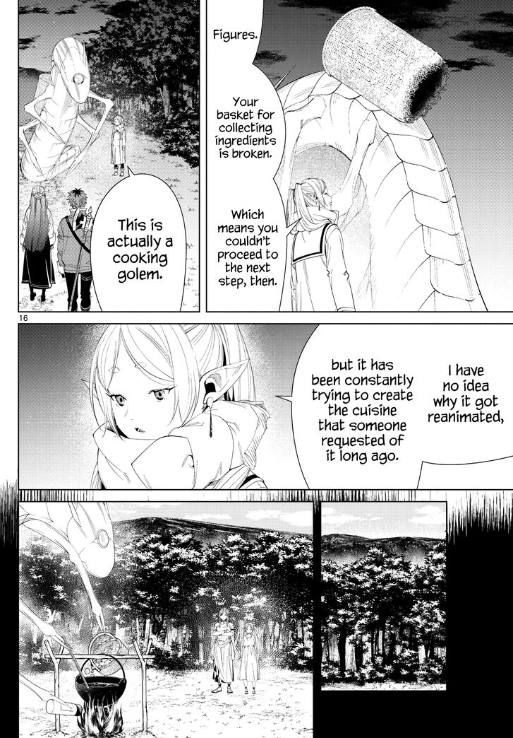 Frieren: Beyond Journey's End Manga Chapter 105 page 16 - Golem scene