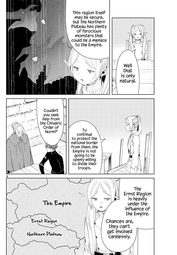 Frieren: Beyond Journey's End Manga Chapter 105 page 8 - Golem scene