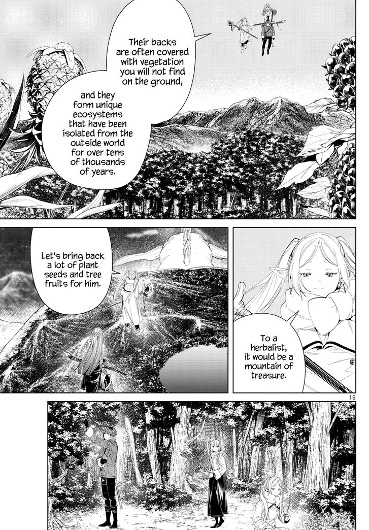Frieren: Beyond Journey's End Manga Chapter 106 page 15 - Sky-Mountain Dragon scene