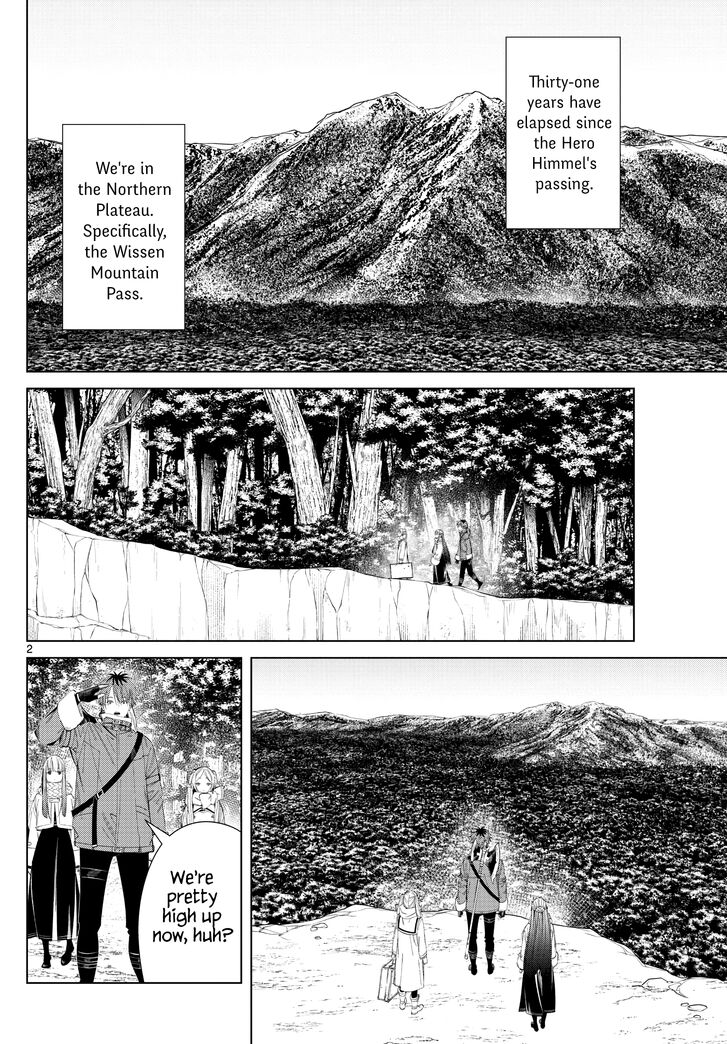 Frieren: Beyond Journey's End Manga Chapter 106 page 2 - Sky-Mountain Dragon scene