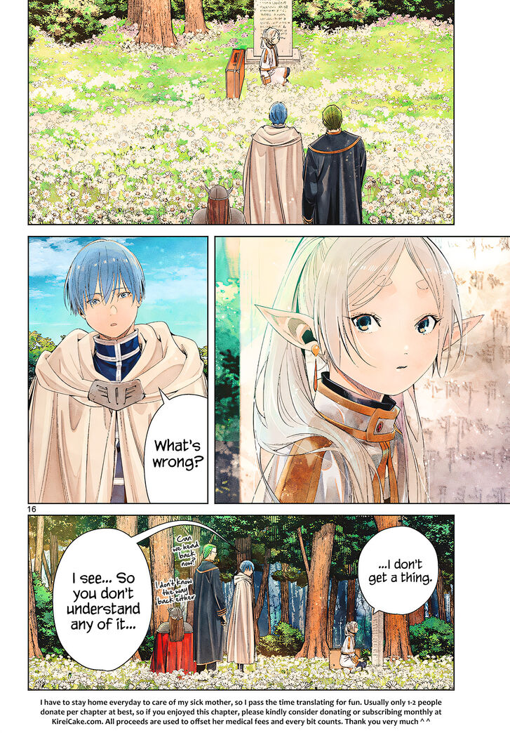 Frieren: Beyond Journey's End Manga Chapter 107 page 15 - The Monument of the Goddess scene