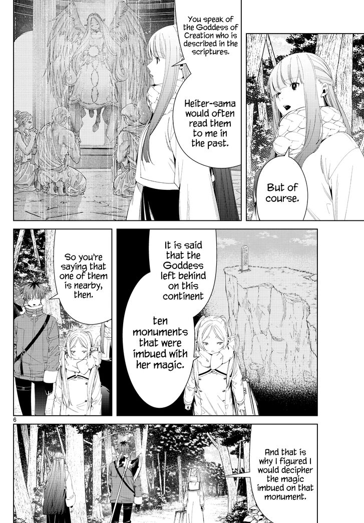 Frieren: Beyond Journey's End Manga Chapter 107 page 6 - The Monument of the Goddess scene