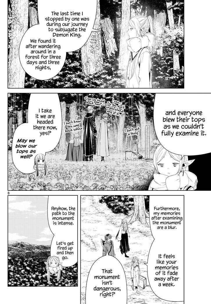 Frieren: Beyond Journey's End Manga Chapter 107 page 8 - The Monument of the Goddess scene