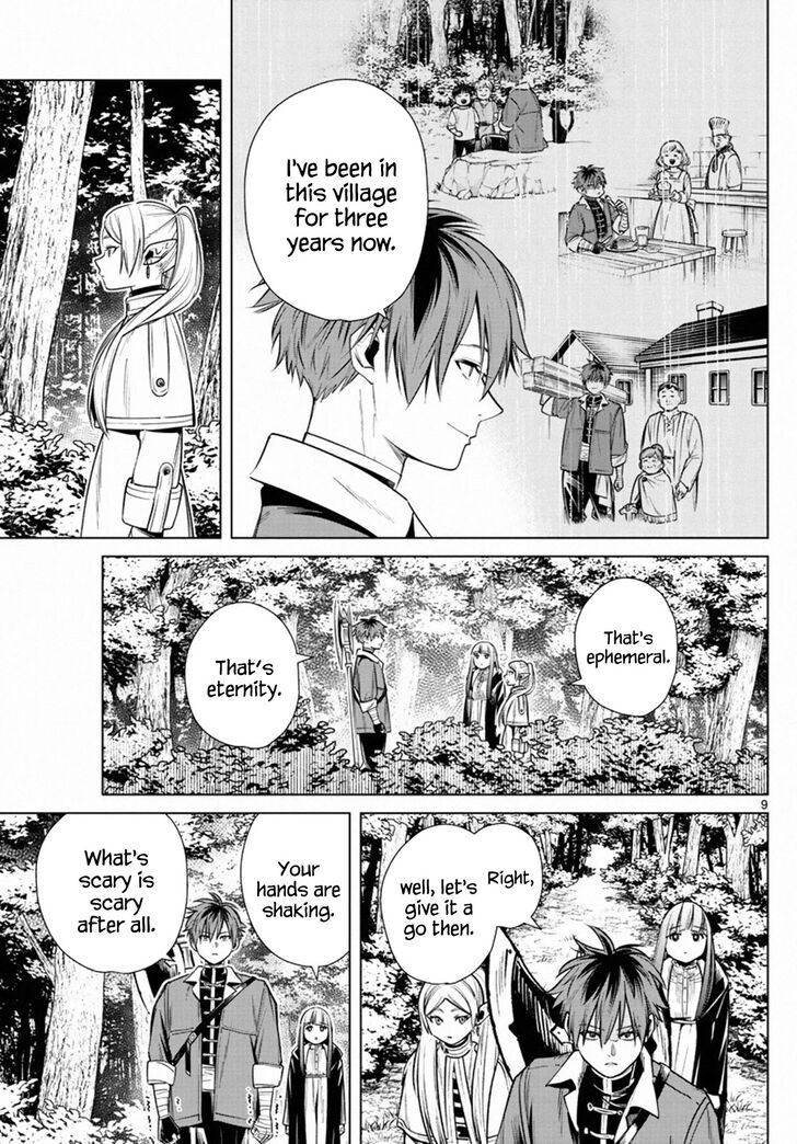 Frieren: Beyond Journey's End Manga Chapter 11 page 9 - The Hero of the Village scene