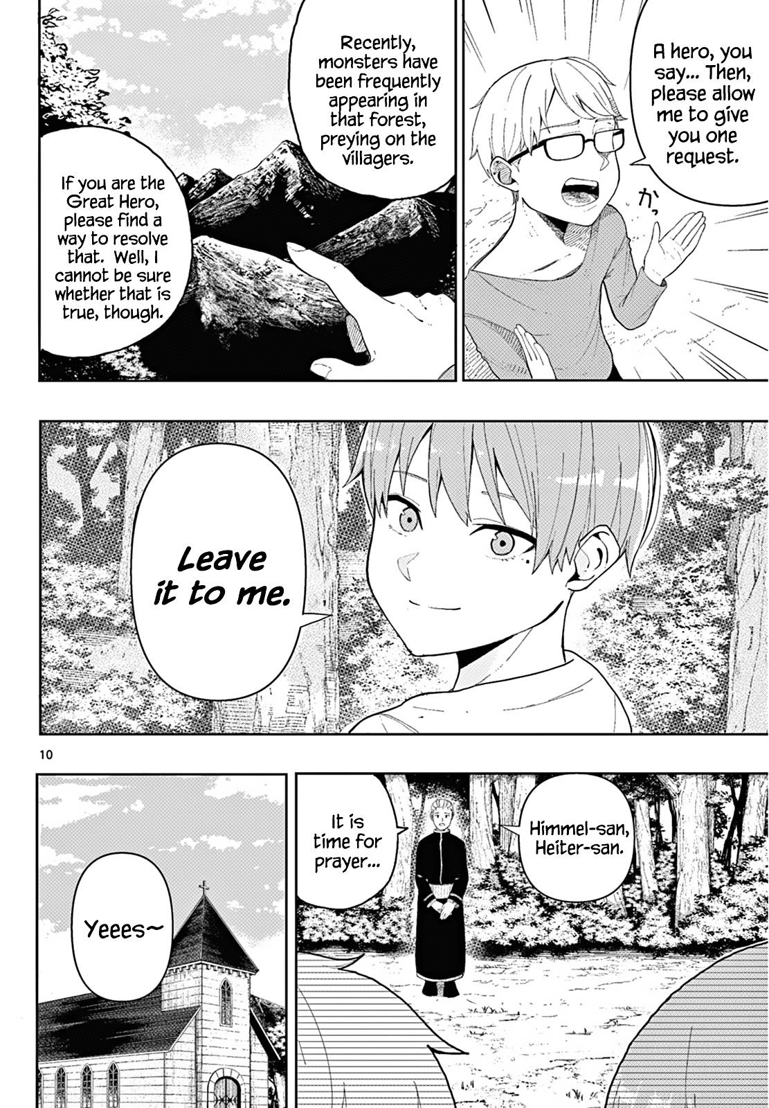 Frieren: Beyond Journey's End Manga Chapter 110.2 page 11 - The Adventures of the Hero Himmel scene