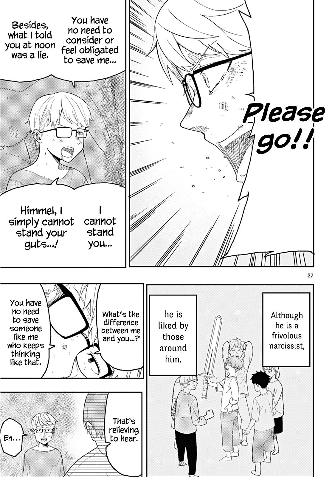 Frieren: Beyond Journey's End Manga Chapter 110.2 page 27 - The Adventures of the Hero Himmel scene