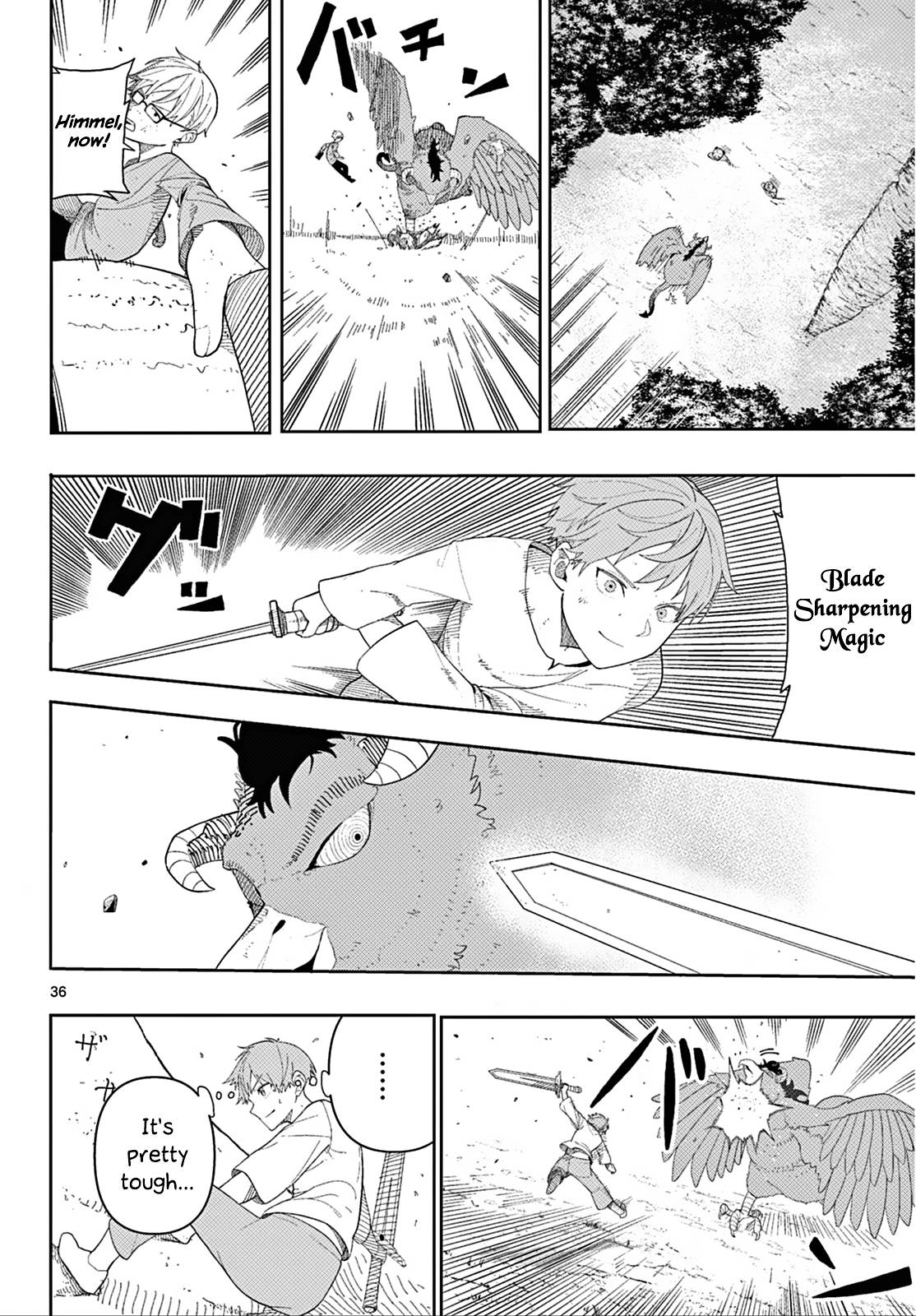 Frieren: Beyond Journey's End Manga Chapter 110.2 page 36 - The Adventures of the Hero Himmel scene