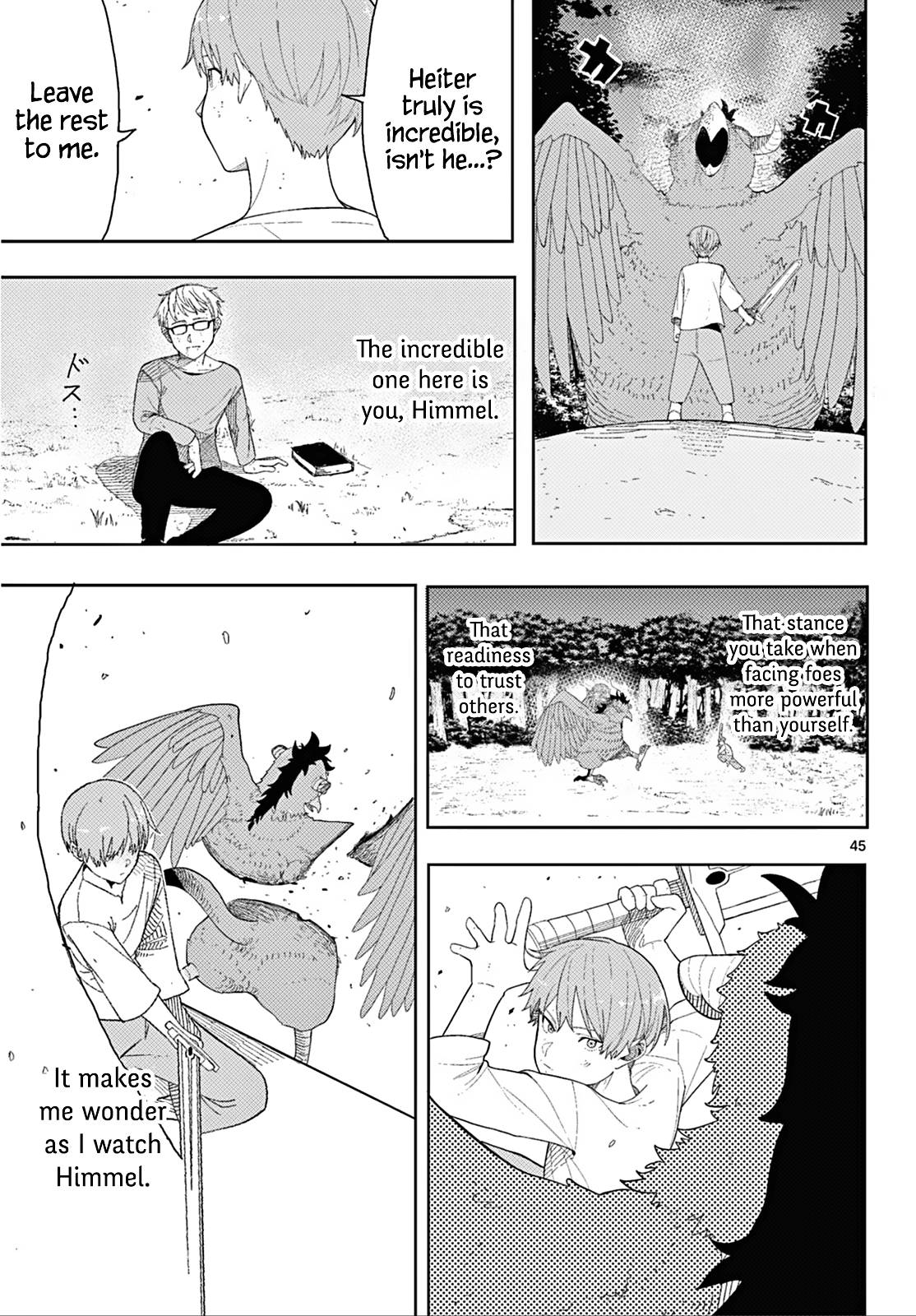 Frieren: Beyond Journey's End Manga Chapter 110.2 page 45 - The Adventures of the Hero Himmel scene