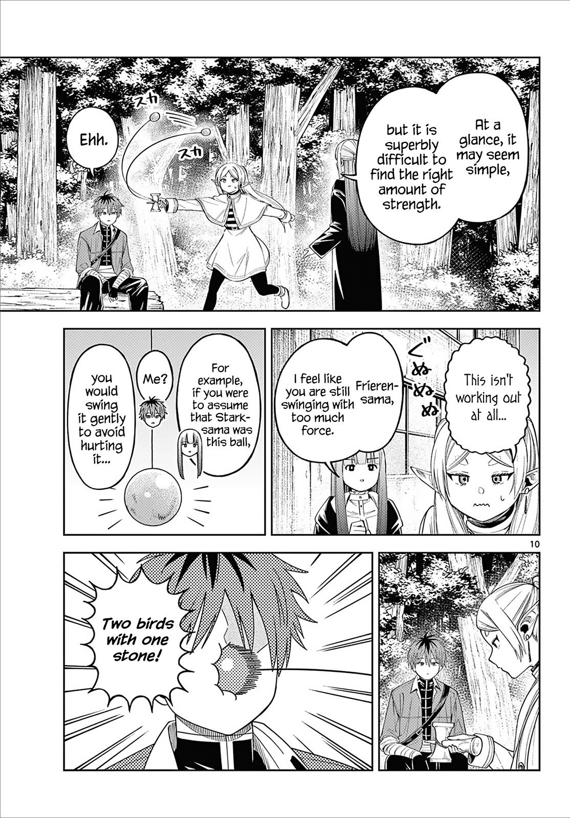 Frieren: Beyond Journey's End Manga Chapter 110.3 page 10 - Frieren Wants to Learn About the Humans scene