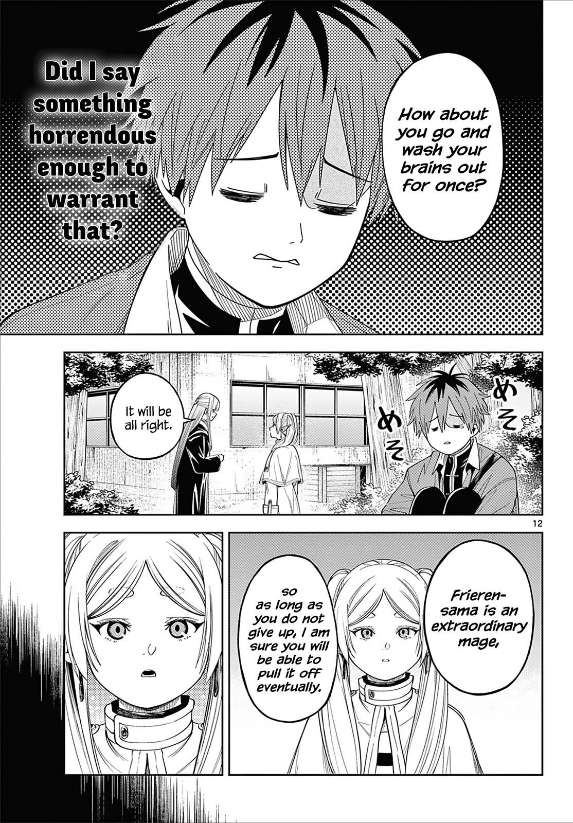 Frieren: Beyond Journey's End Manga Chapter 110.3 page 12 - Frieren Wants to Learn About the Humans scene