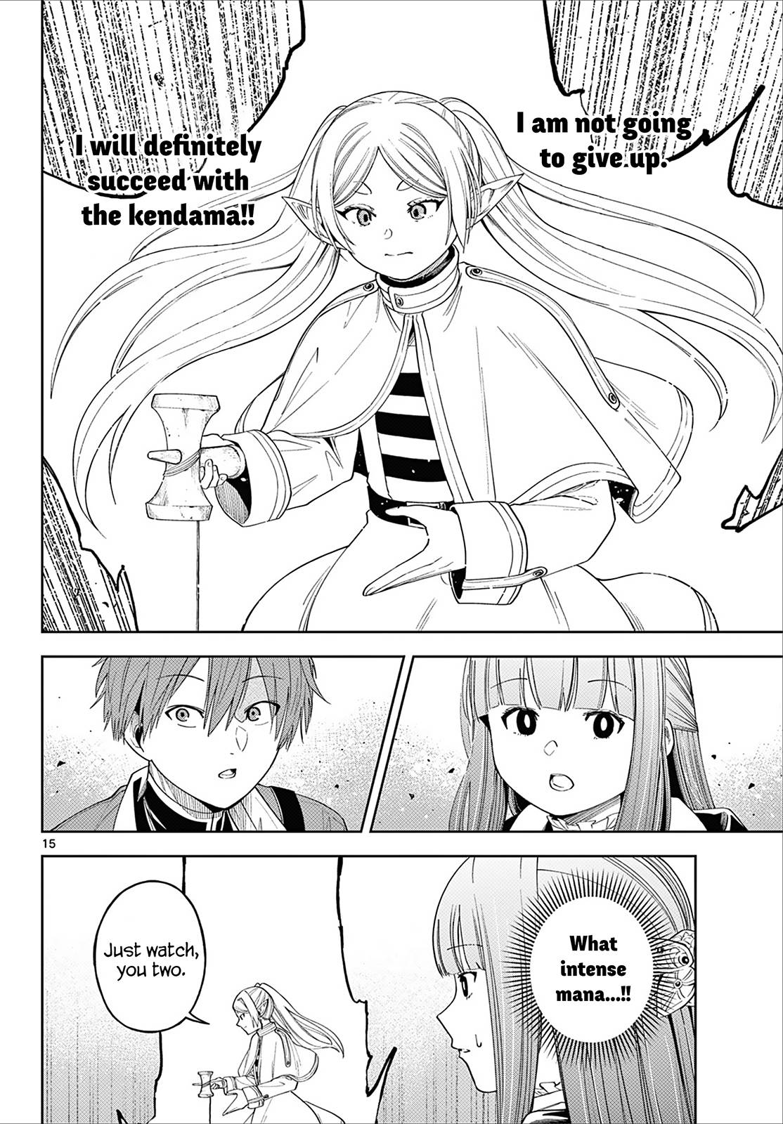 Frieren: Beyond Journey's End Manga Chapter 110.3 page 15 - Frieren Wants to Learn About the Humans scene