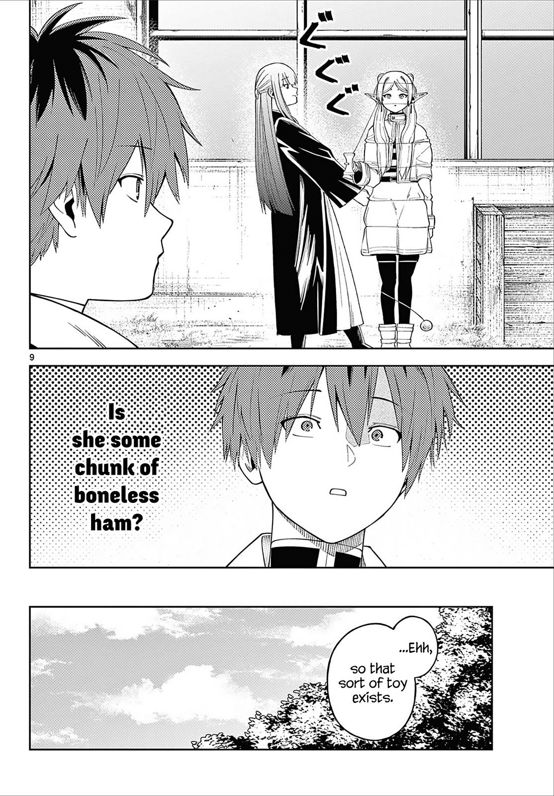 Frieren: Beyond Journey's End Manga Chapter 110.3 page 9 - Frieren Wants to Learn About the Humans scene