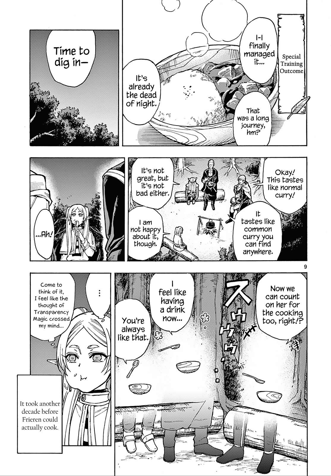 Frieren: Beyond Journey's End Manga Chapter 110.4 page 10 - Himmel's Travel Diary scene