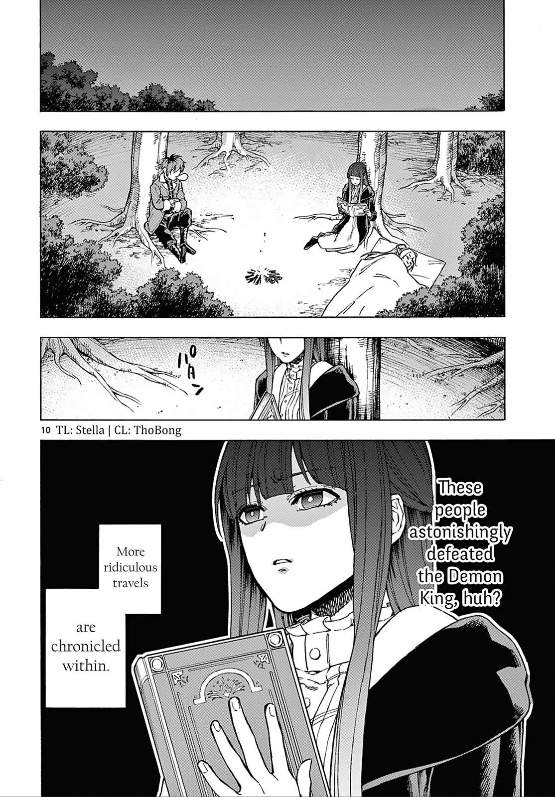 Frieren: Beyond Journey's End Manga Chapter 110.4 page 11 - Himmel's Travel Diary scene