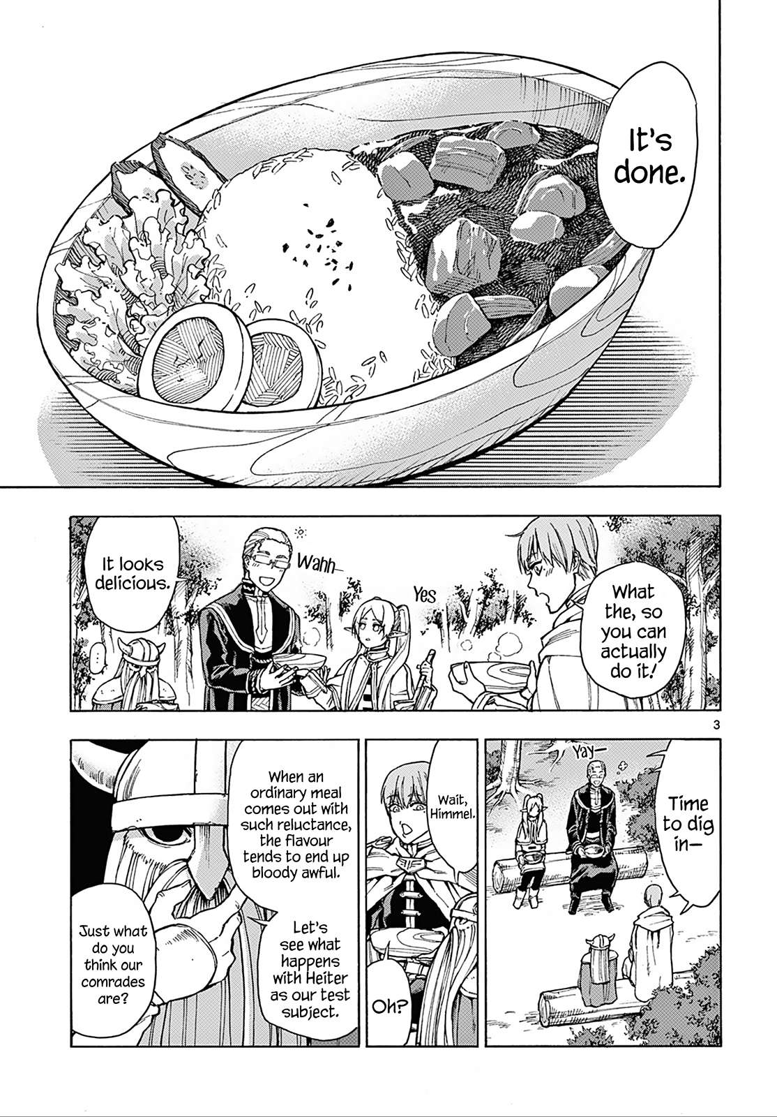 Frieren: Beyond Journey's End Manga Chapter 110.4 page 4 - Himmel's Travel Diary scene