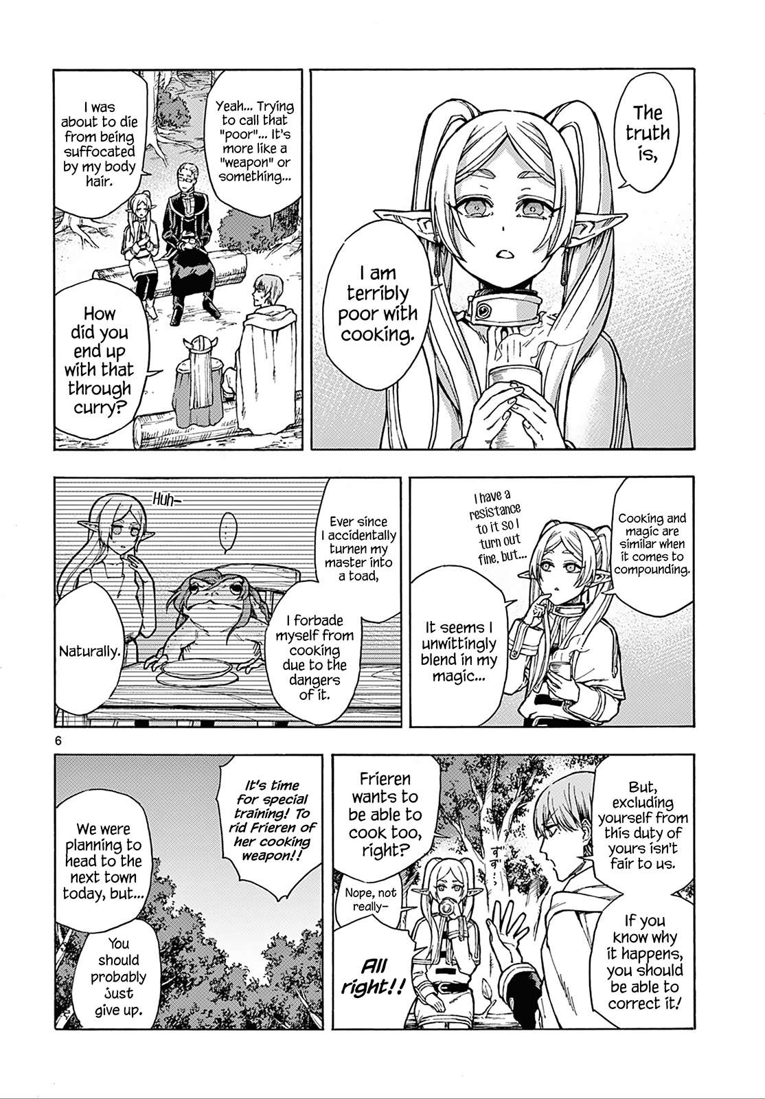 Frieren: Beyond Journey's End Manga Chapter 110.4 page 7 - Himmel's Travel Diary scene