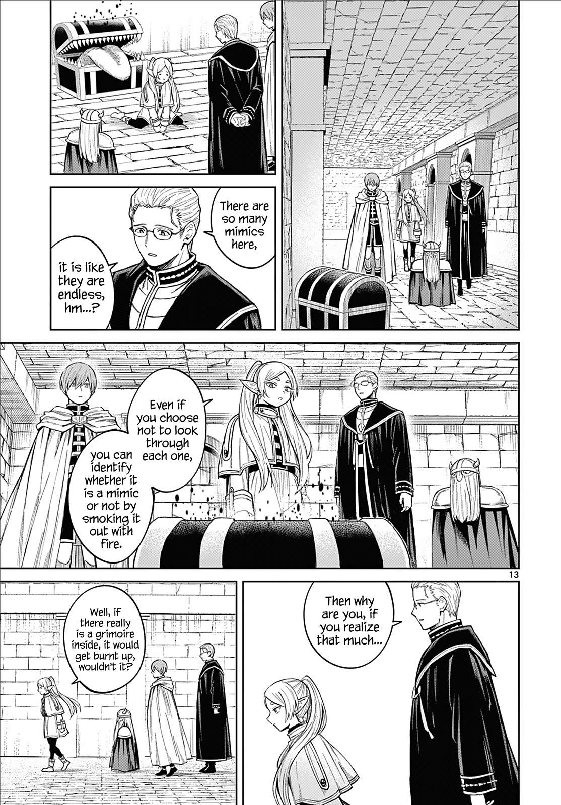 Frieren: Beyond Journey's End Manga Chapter 110.5 page 12 - Stopover Frieren scene