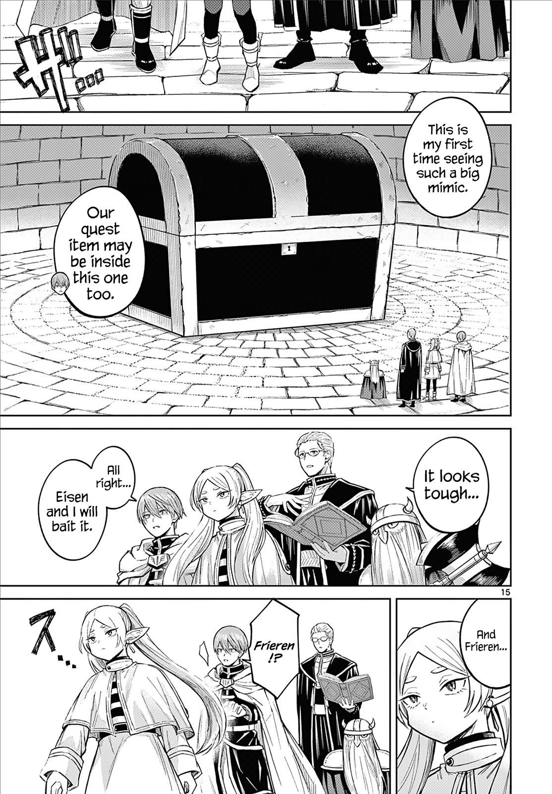 Frieren: Beyond Journey's End Manga Chapter 110.5 page 14 - Stopover Frieren scene
