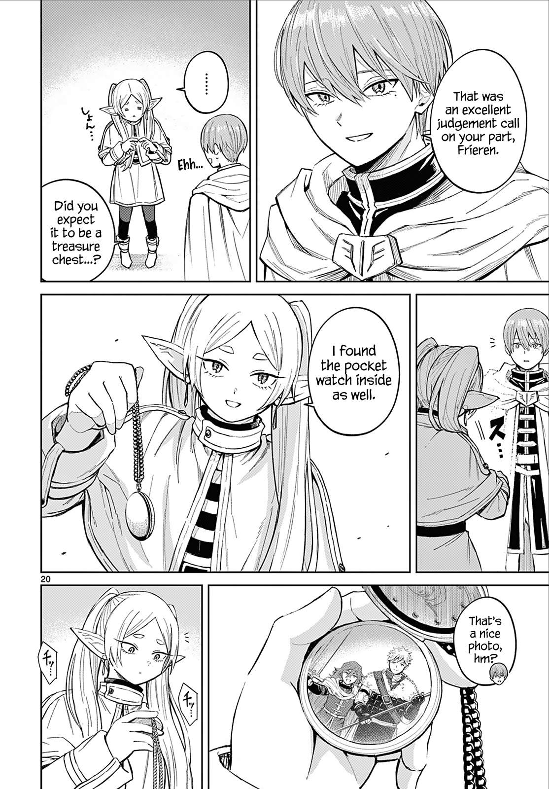 Frieren: Beyond Journey's End Manga Chapter 110.5 page 19 - Stopover Frieren scene