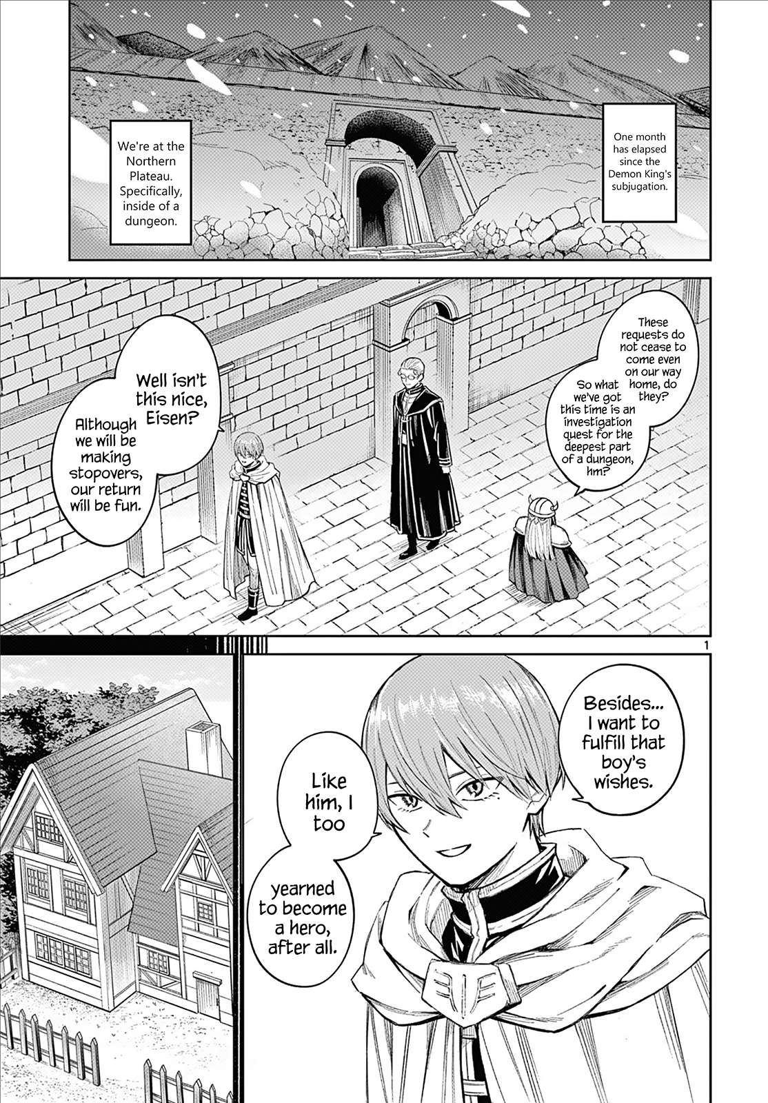 Frieren: Beyond Journey's End Manga Chapter 110.5 page 2 - Stopover Frieren scene