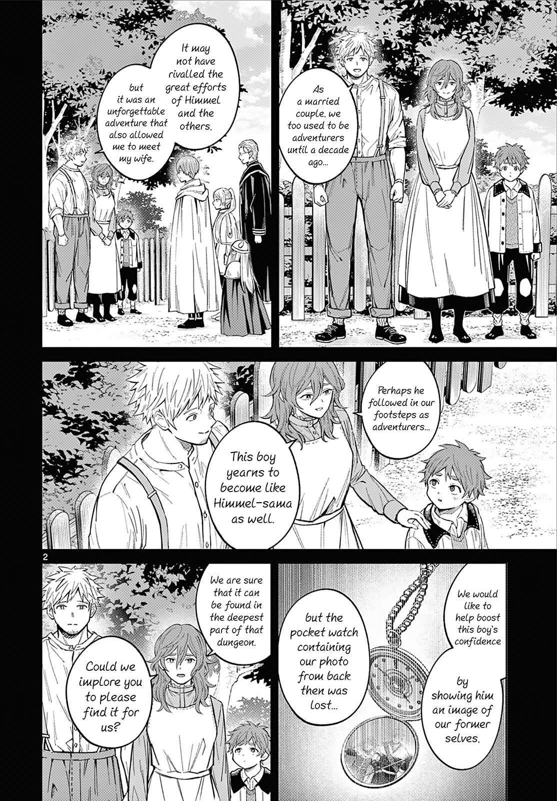 Frieren: Beyond Journey's End Manga Chapter 110.5 page 3 - Stopover Frieren scene