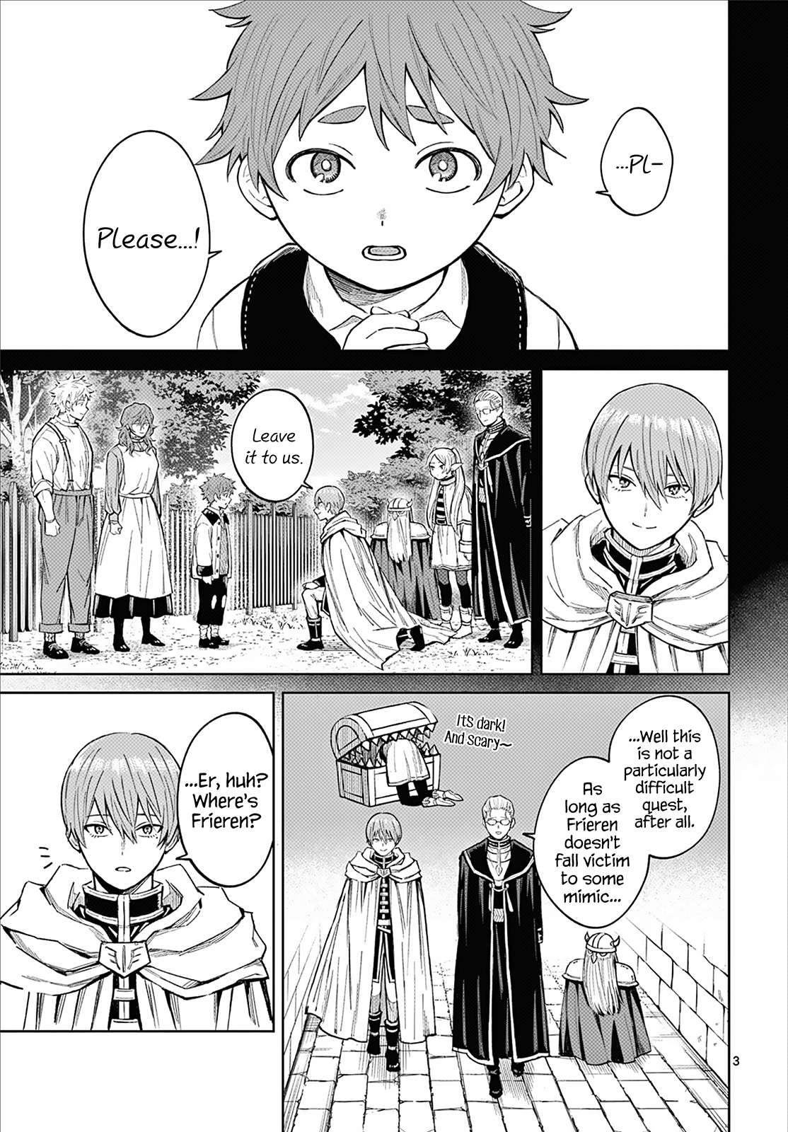 Frieren: Beyond Journey's End Manga Chapter 110.5 page 4 - Stopover Frieren scene