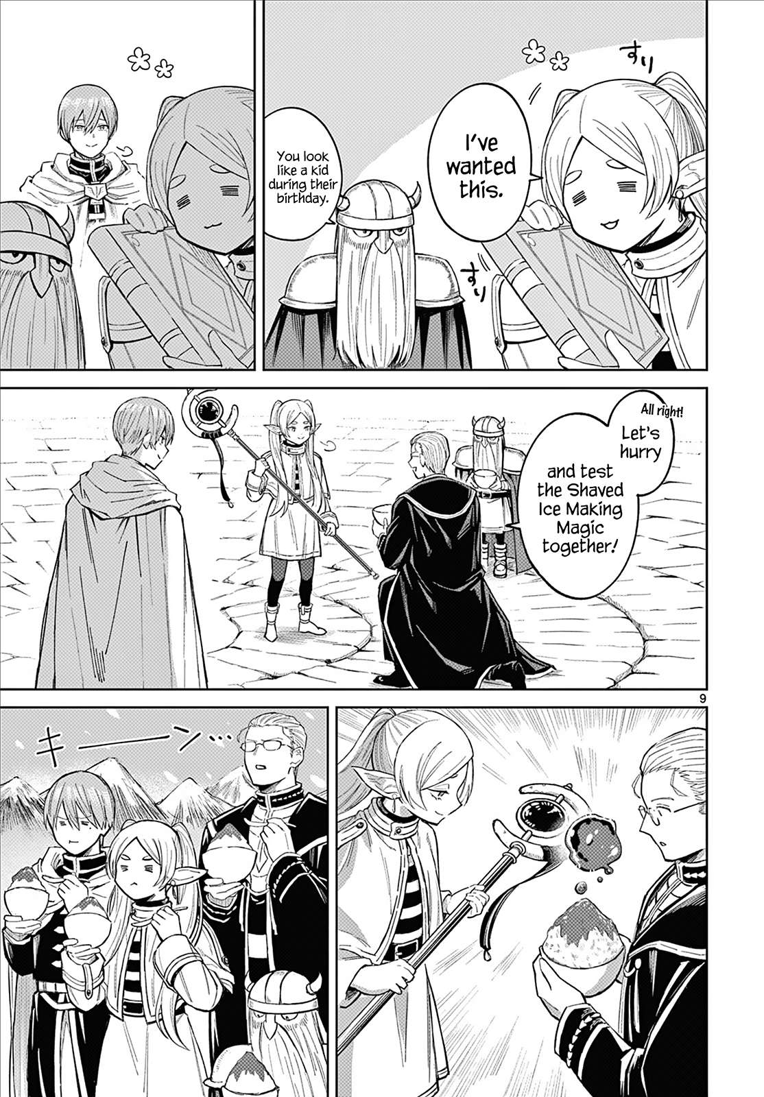 Frieren: Beyond Journey's End Manga Chapter 110.5 page 8 - Stopover Frieren scene