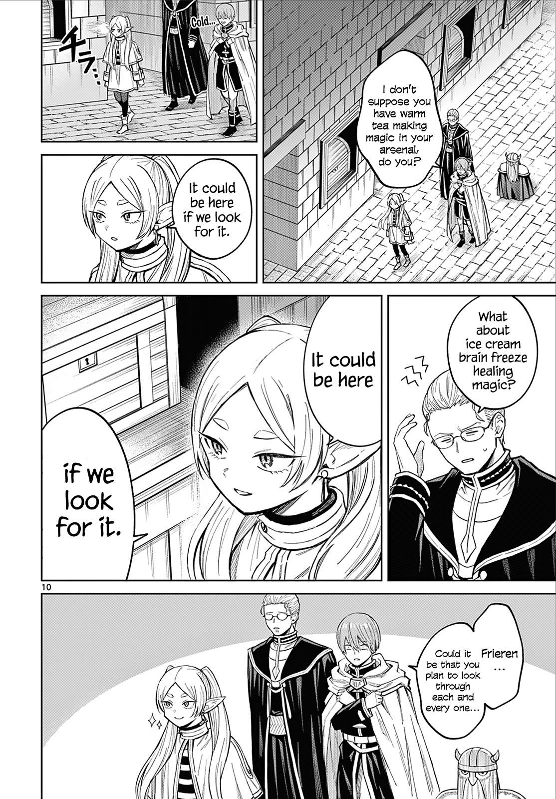 Frieren: Beyond Journey's End Manga Chapter 110.5 page 9 - Stopover Frieren scene