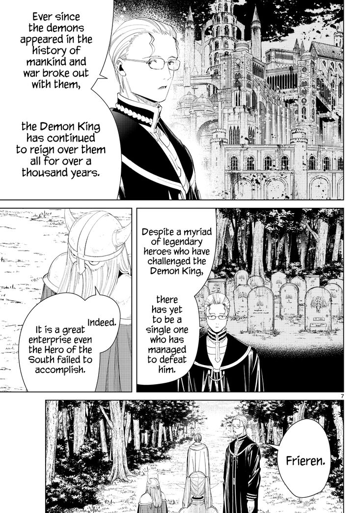 Frieren: Beyond Journey's End Manga Chapter 110 page 6 - The Party of Heroes scene