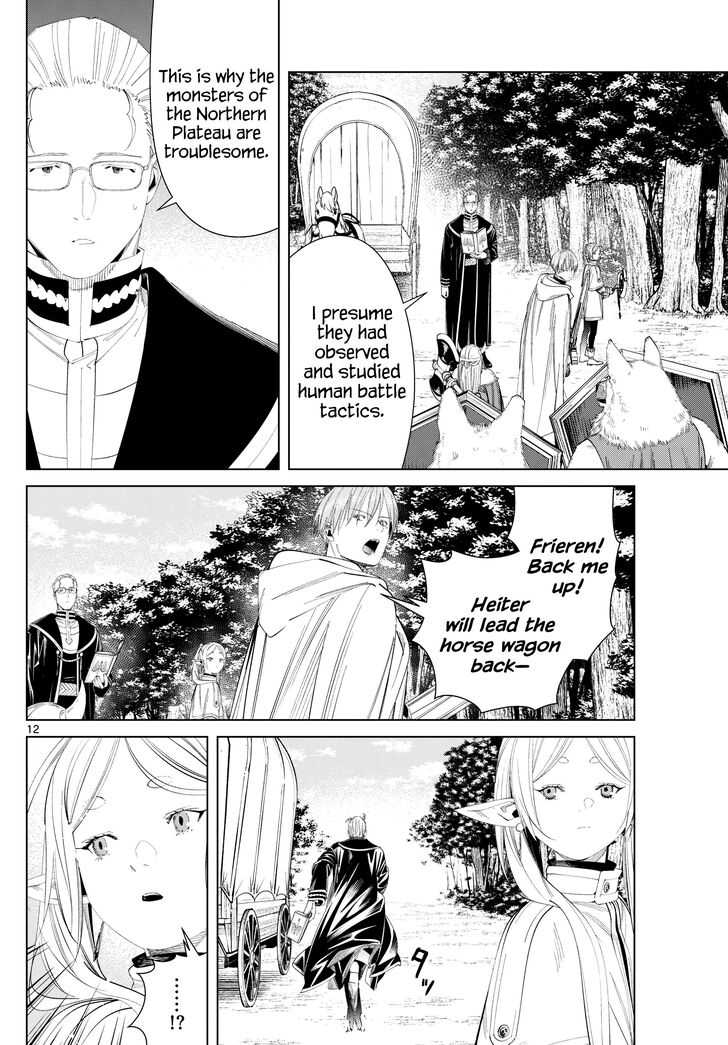 Frieren: Beyond Journey's End Manga Chapter 111 page 12 - Escort Mission scene