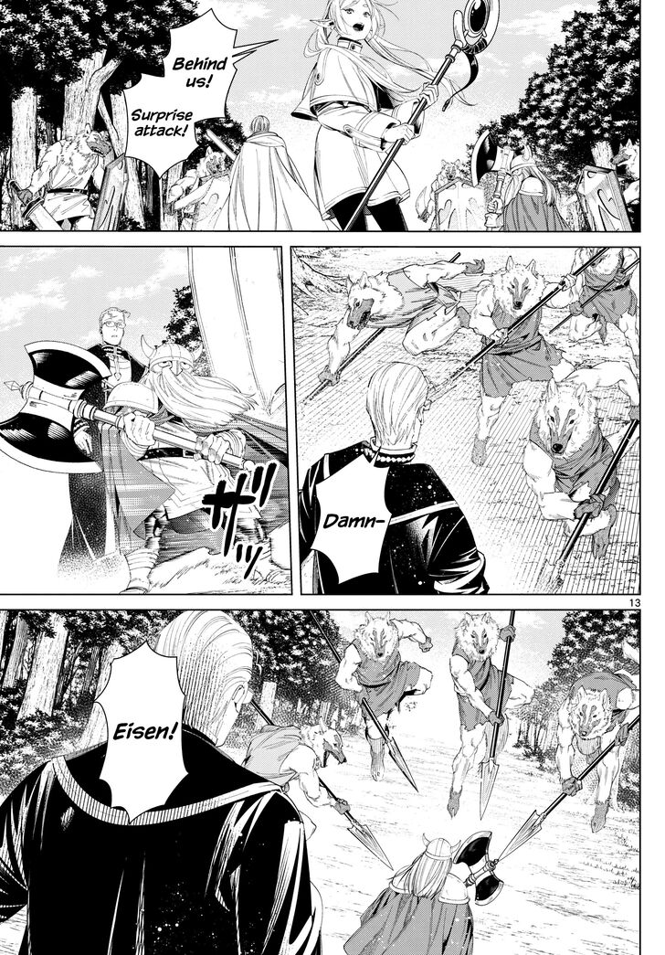 Frieren: Beyond Journey's End Manga Chapter 111 page 13 - Escort Mission scene