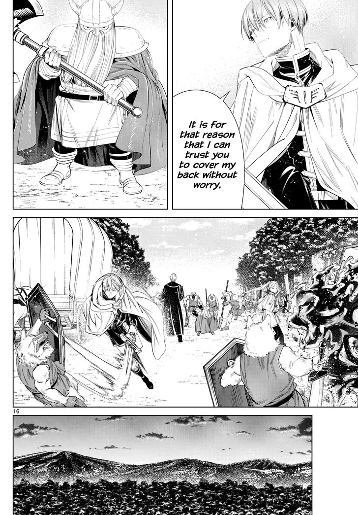 Frieren: Beyond Journey's End Manga Chapter 111 page 16 - Escort Mission scene