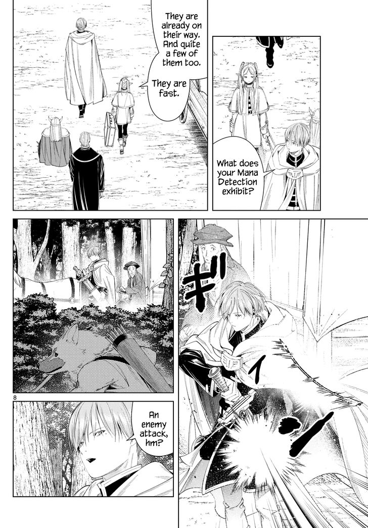 Frieren: Beyond Journey's End Manga Chapter 111 page 8 - Escort Mission scene