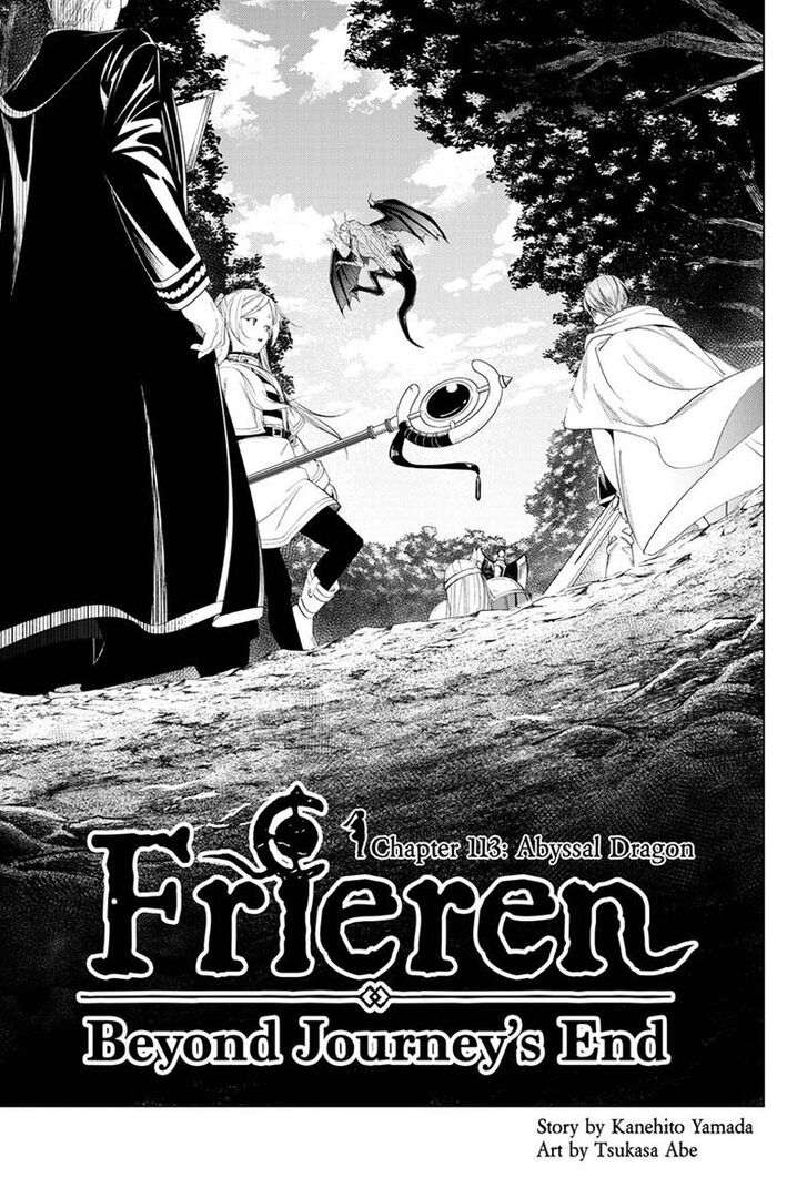 Frieren: Beyond Journey's End Manga Chapter 113 page 1 - Abyssal Dragon scene