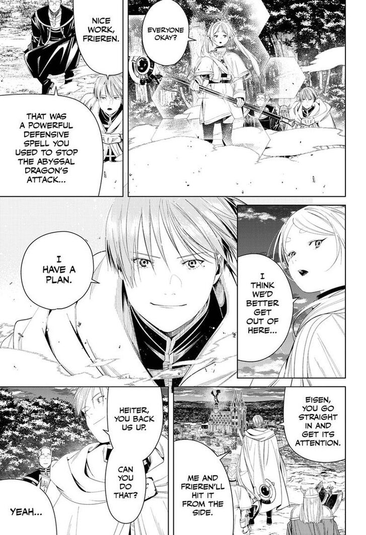Frieren: Beyond Journey's End Manga Chapter 113 page 15 - Abyssal Dragon scene