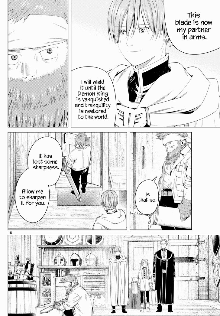 Frieren: Beyond Journey's End Manga Chapter 114 page 16 - The Sword of the Hero scene