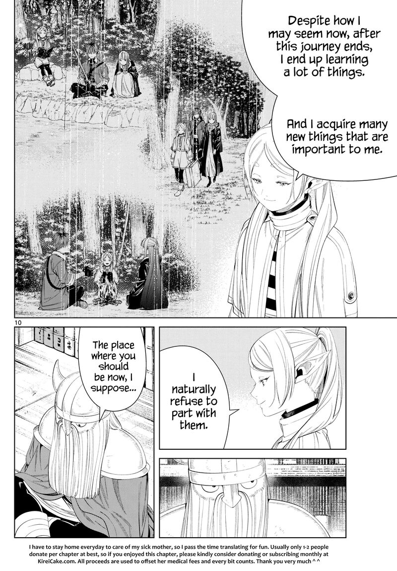 Frieren: Beyond Journey's End Manga Chapter 116 page 10 - Spell to Return scene
