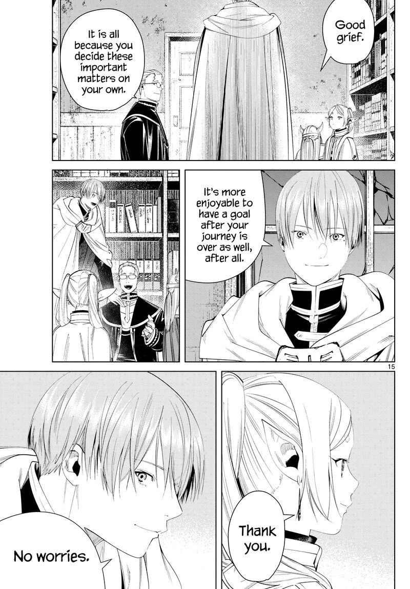 Frieren: Beyond Journey's End Manga Chapter 116 page 15 - Spell to Return scene